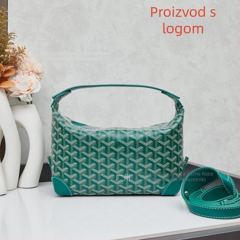 Kožna neseser za kozmetiku za putovanja, uzorak s literama, podstava od platna, cross-body dizajn, unisex