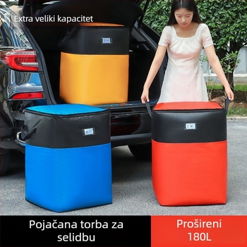 Kockasta polietilenska torba za preseljenje, za pakiranje i pohranu kod kuće, za putovanja, spavaću sobu i dnevni boravak