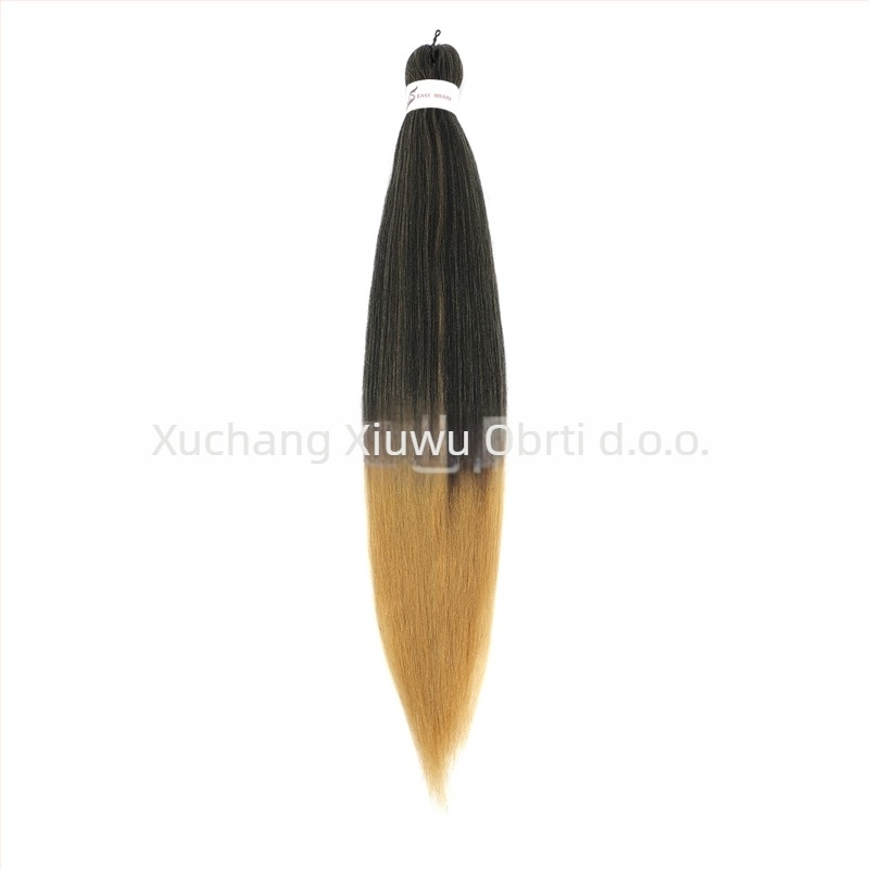 Egzotična EZ ručno tkana perika s dugom ravnom kosom od domaćeg svilenog materijala