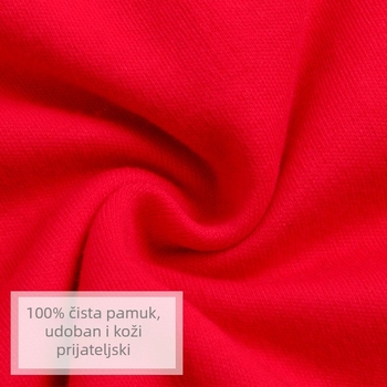 Muški termalni set donjeg rublja od 100% pamuka — topao pulover s okruglim izrezom, dugi rukavi i hlače, srednja debljina tkanine 181–200 g/m2