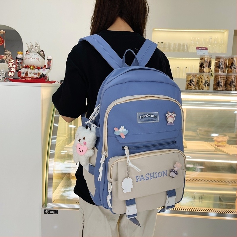 Unisex školska torba od najlona, kapacitet 20–35 L, jednostavan dizajn