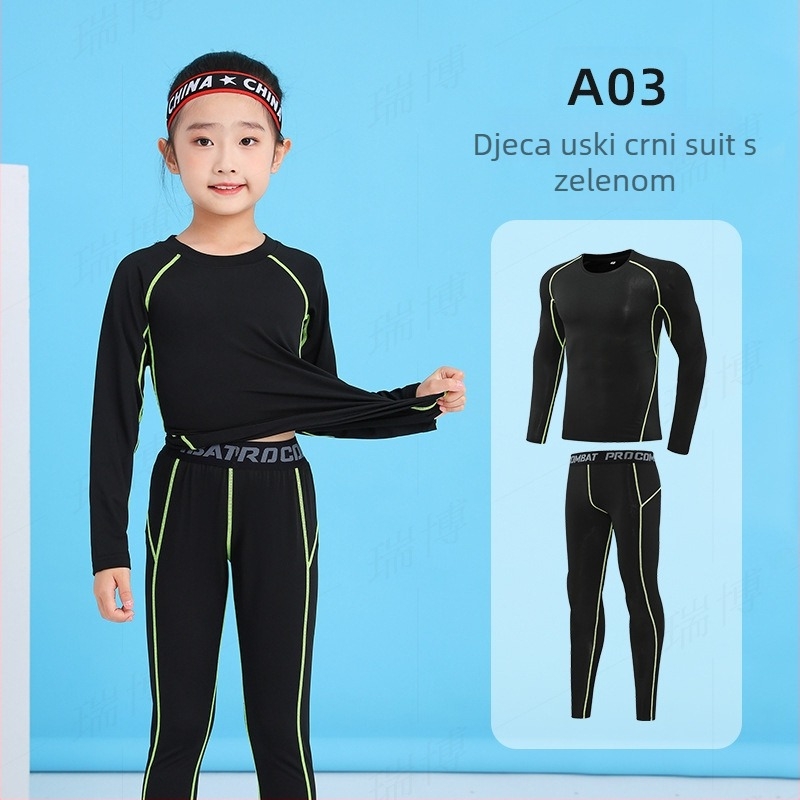 Mladi prilagodljivi dres s dugim rukavima, brzo suši materijal 93% poliester / 7% spandex, jedinstven jednobojni uzorak, duljina u području struka, unisex