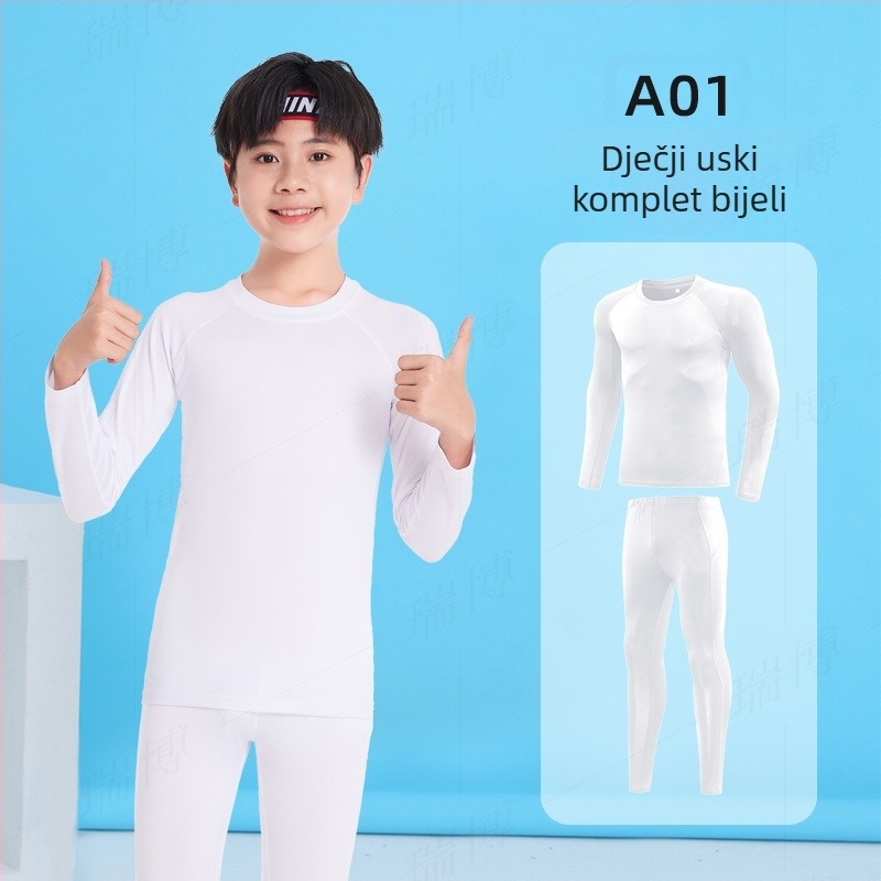 Mladi prilagodljivi dres s dugim rukavima, brzo suši materijal 93% poliester / 7% spandex, jedinstven jednobojni uzorak, duljina u području struka, unisex