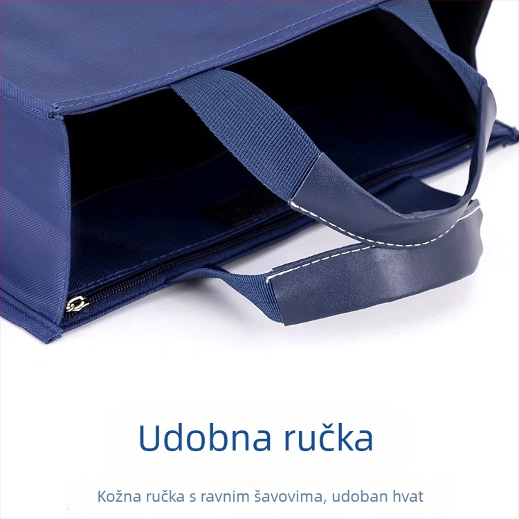 Beiduome Oxford tkanine Dokument torba sa Zipom, dvostruka konferencijska torba, Paper Brick stil