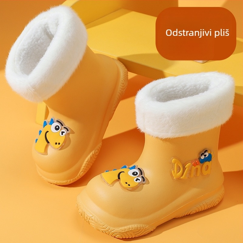 Dječje kišne čizme s crtićem, EVA gornji dio, unisex, niski trb, ploska potplata, vodootporne