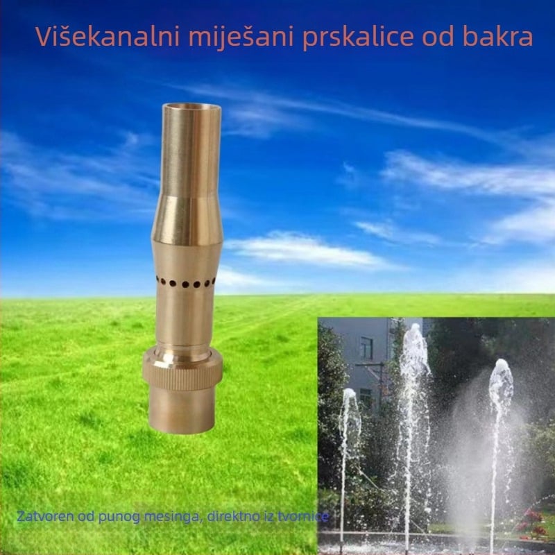 Bakrena mlaznica za navodnjavanje za vodne krajolike, bazene i fontane — Sea swallow