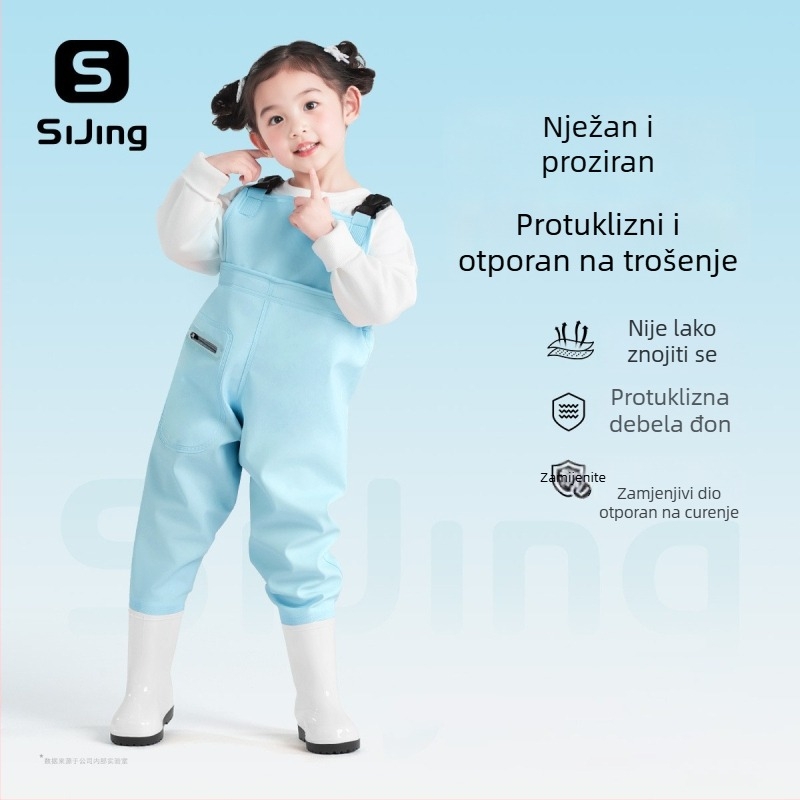 Dječji ultra lagani jednopartski brodski kombinezon, vodonepropusan i otporan na vjetar, unisex, za sve sezone, za plivanje, hodanje po vodi i ribolov