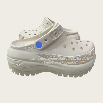 Ženske Baotou klompe s perforiranim gornjim dijelom od EVA, debela platforma, povećanje visine, proljeće 2025