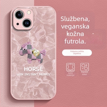 Zaštitna maska za telefon s kineskim stilom, TPU materijal, obojeni završetak, otpornost na pad, kompatibilan s iPhone 13 serijom i 14 Pro