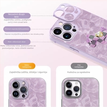 Zaštitna maska za telefon s kineskim stilom, TPU materijal, obojeni završetak, otpornost na pad, kompatibilan s iPhone 13 serijom i 14 Pro