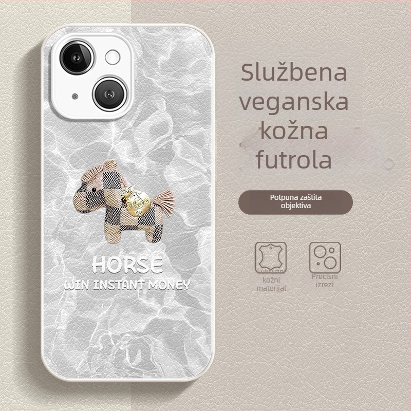 Zaštitna maska za telefon s kineskim stilom, TPU materijal, obojeni završetak, otpornost na pad, kompatibilan s iPhone 13 serijom i 14 Pro
