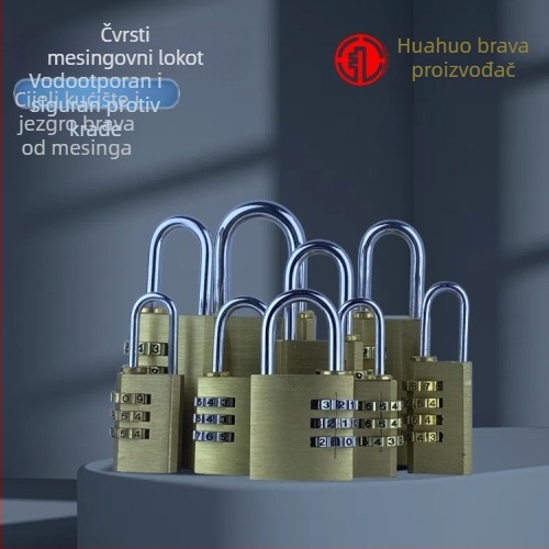 Digitalna bakrena koda zaključavka za prtljagu i ormariće – TMGS model, 3 mm debljina šipke, pogodna za drvena vrata