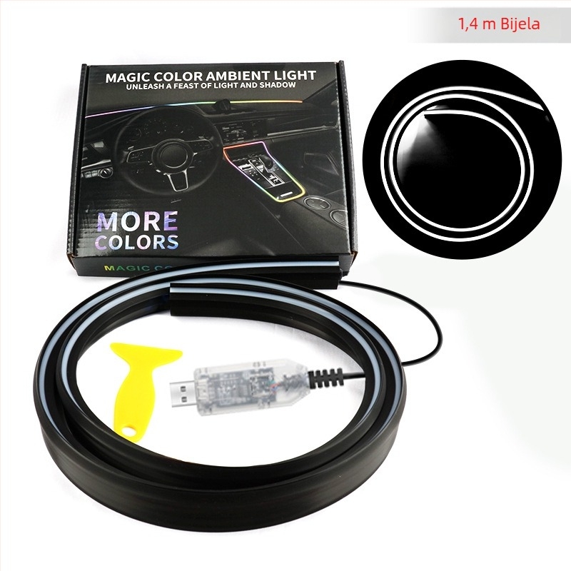 Ambijentalno LED svjetlo za prednje vjetrobransko staklo – akril, 13W, 5V, 0.8A