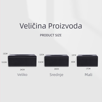 PU kožna kutija za maramice s logom, uklonjive maramice, vodootporna, višestruka namjena – za auto, dnevnu sobu, kupaonu