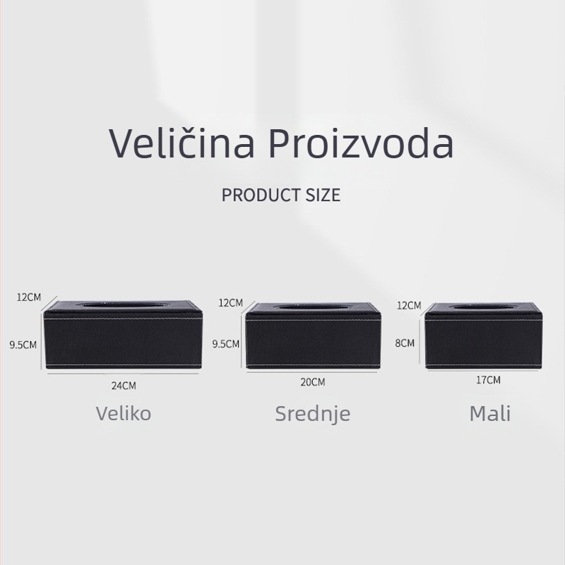 PU kožna kutija za maramice s logom, uklonjive maramice, vodootporna, višestruka namjena – za auto, dnevnu sobu, kupaonu