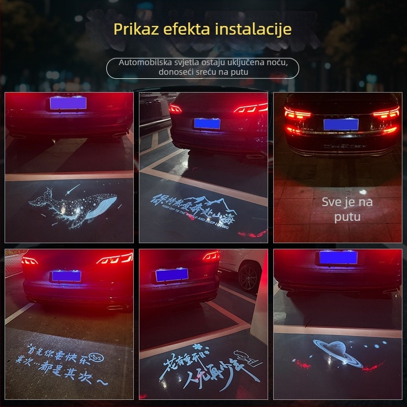 Serada VW projektor lampica za registracijsku pločicu — kompatibilno s vozilima Volkswagen