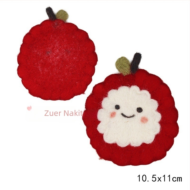 DIY dodaci za nakit, filc podmetač za čaše s motivom janjeta, ručna izrada, crtani stil