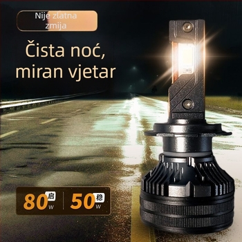 LED automobilske svjetlosne lampe za niski snop, kompatibilno s H1/4/7/11/9005/9012, 12V, 80–90W
