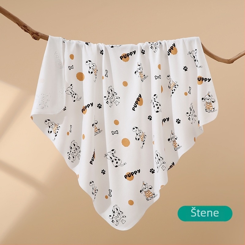 Zavijanje novorođenčadi od pamuka s karikaturnim uzorkom, lagano za proljeće-ljeto, sigurnosna razina A, za 0–12 mjeseci