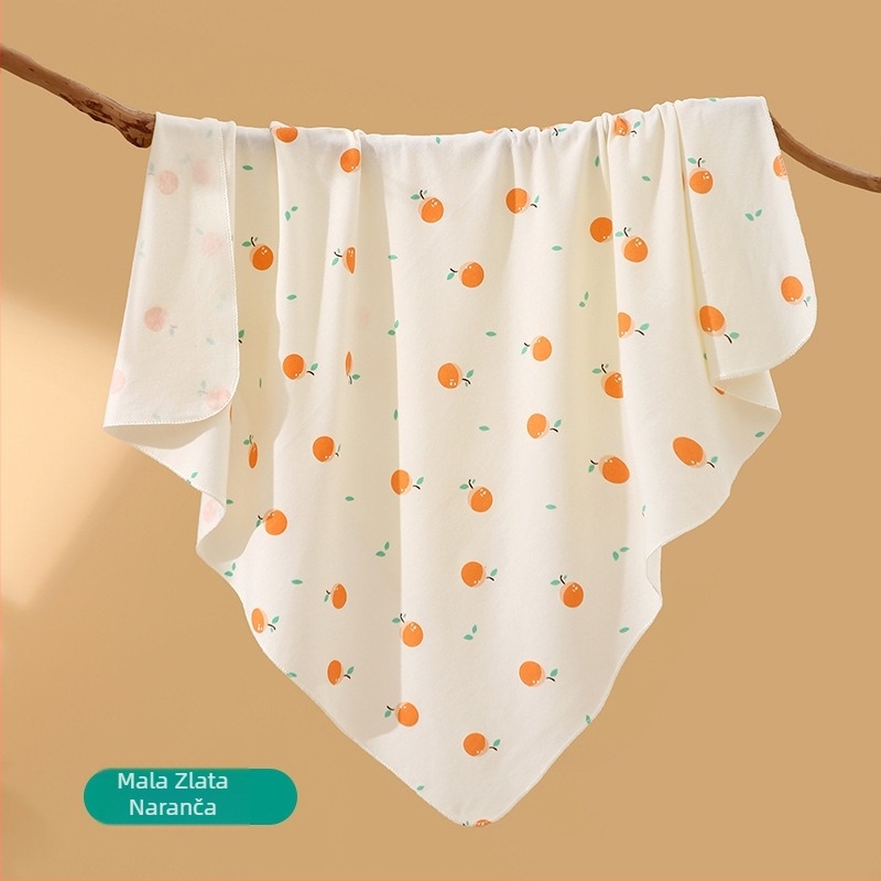 Zavijanje novorođenčadi od pamuka s karikaturnim uzorkom, lagano za proljeće-ljeto, sigurnosna razina A, za 0–12 mjeseci