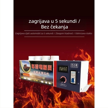 Bsq-928 grijač automobila, 12V/24V, odmrzivač, električno grijanje