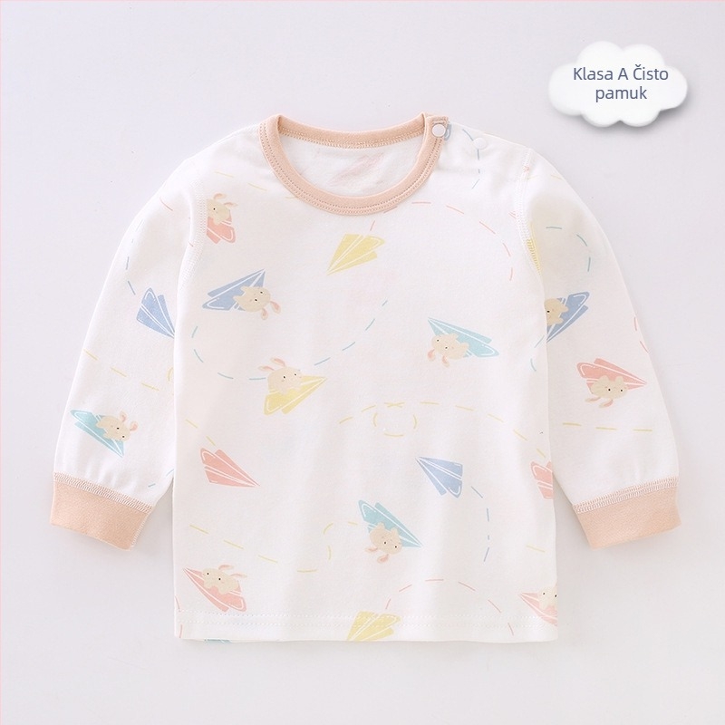 Dječji topli gornji dio od krzna zeca, Lei Guang, za novorođenčad, proljeće 2024