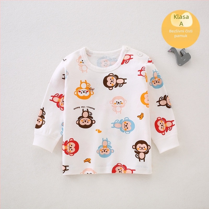 Dječji topli gornji dio od krzna zeca, Lei Guang, za novorođenčad, proljeće 2024