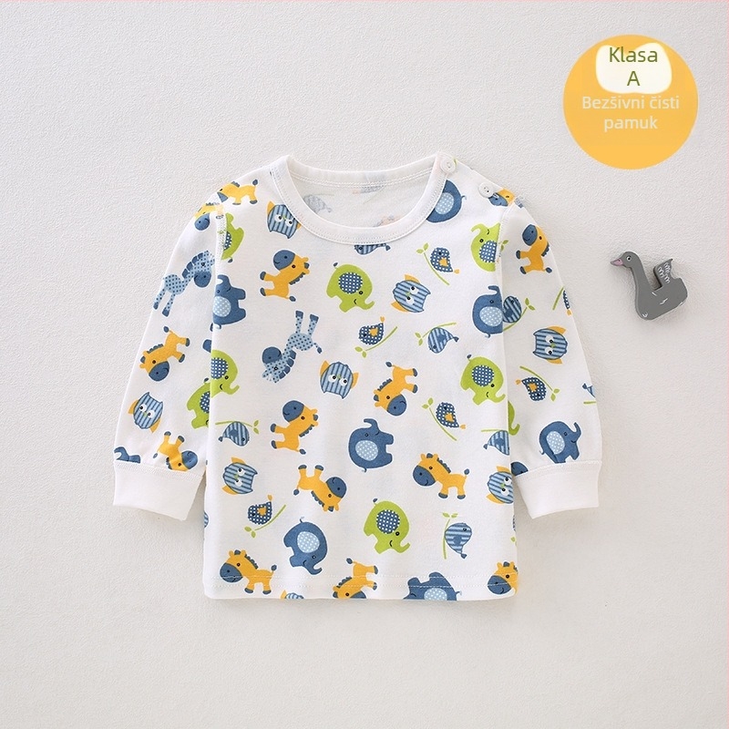 Dječji topli gornji dio od krzna zeca, Lei Guang, za novorođenčad, proljeće 2024