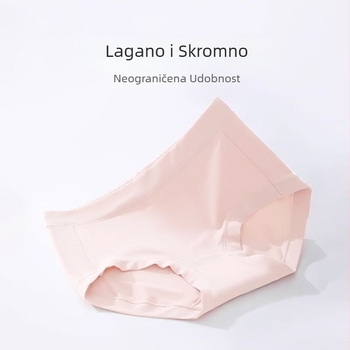 Ženske pamučne gaćice - prozračne, oblikovanje trbuha, antibakterijske; srednje visoki pojas; pleteni materijal; podstava u predjelu prepona 80–90% regenerirane celulozne vlaknine; 90–95% pamuk