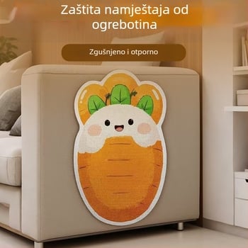 Daska za penjanje mačke u karikaturalnom dizajnu, zaštita kauča od filca, otporna na habanje, višenamjenska zidna naljepnica, paket od 100 kom