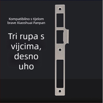 Tijelo zaključavanja za okvir vrata, nehrđajući čelik, model Little Handsome, stil lagani luksuz