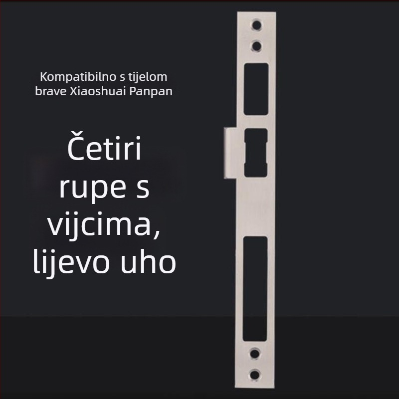Tijelo zaključavanja za okvir vrata, nehrđajući čelik, model Little Handsome, stil lagani luksuz