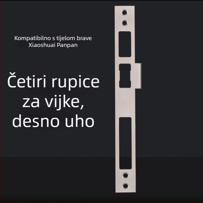 Tijelo zaključavanja za okvir vrata, nehrđajući čelik, model Little Handsome, stil lagani luksuz