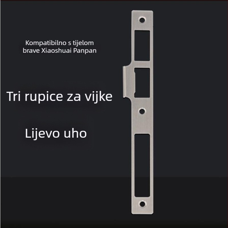 Tijelo zaključavanja za okvir vrata, nehrđajući čelik, model Little Handsome, stil lagani luksuz