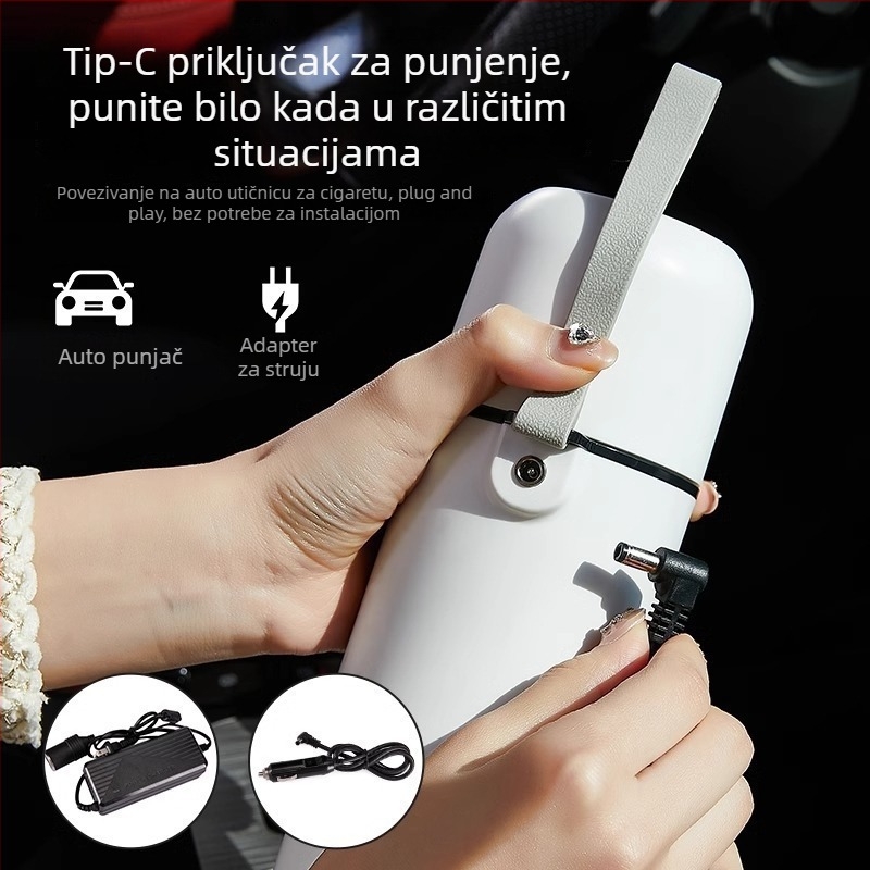 Ugrađeni masažer u automobilu za grijanje vode, izolacija, kanvas materijal, snaga 1W