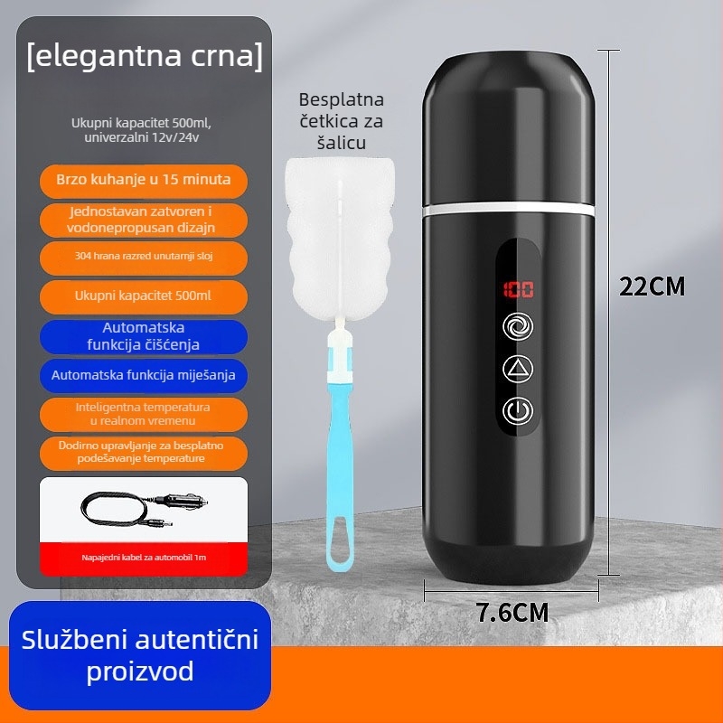 Ugrađeni masažer u automobilu za grijanje vode, izolacija, kanvas materijal, snaga 1W