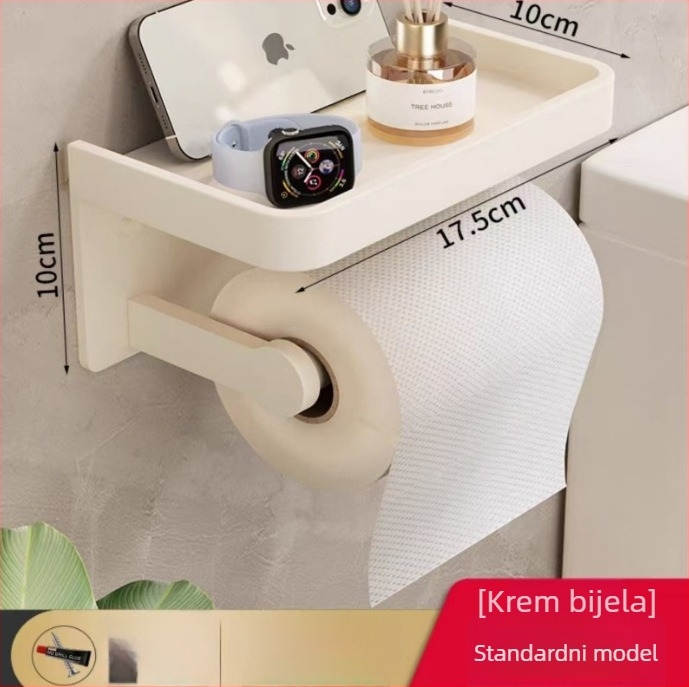 Držač papirnatih maramica od Space aluminija i nehrđajućeg čelika, kvadratnog oblika, oksidirani završetak, moderni minimalistički stil