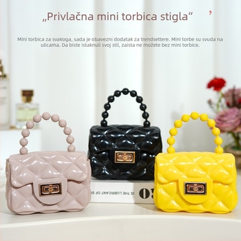 DIY patchwork novčanik s lančanim remenom, crossbody, PVC materijalom i PVC podstava, za žene i djevojčice