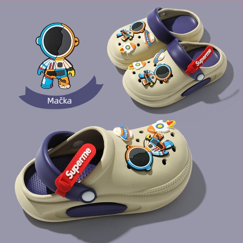 Dječje plažne tenisice s EVA gornjim dijelom, unisex dizajn, za uzrast 4–9 godina, Cartoon Paradise stil, proljeće 2025 izlazak