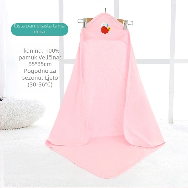Pamukasto ćebe za novorođenčad s karikaturnim uzorkom | Za sva godišnja doba | DoDojami