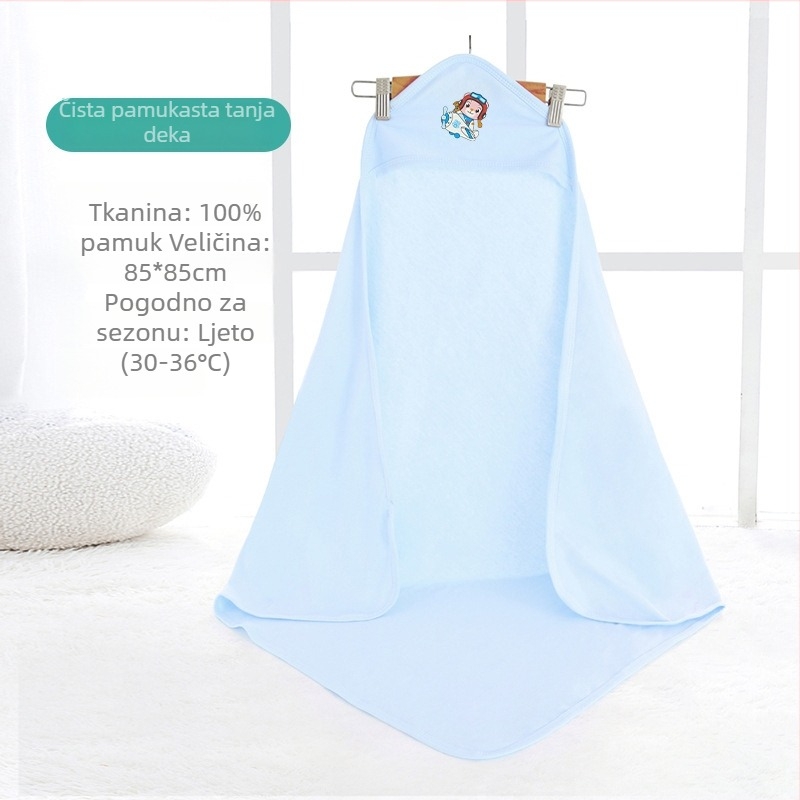 Pamukasto ćebe za novorođenčad s karikaturnim uzorkom | Za sva godišnja doba | DoDojami