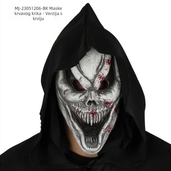 Latex maska – zabavan stil, rekvizit za DIY, za Halloween i božićnu maskenbal