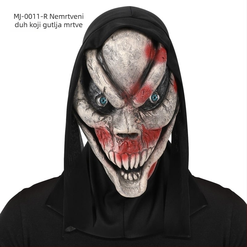 Latex maska – zabavan stil, rekvizit za DIY, za Halloween i božićnu maskenbal