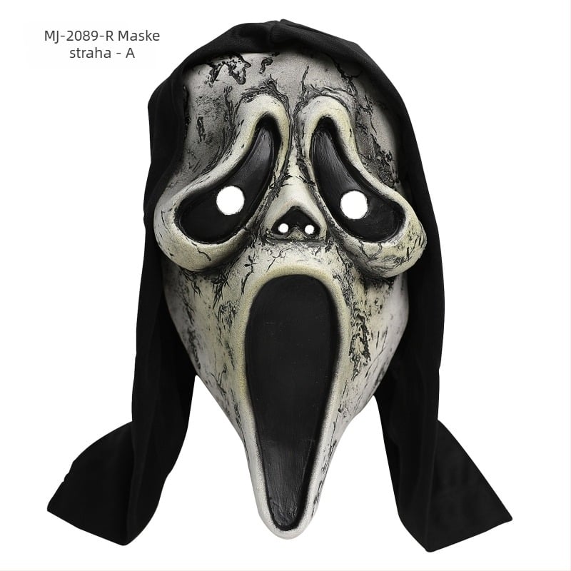 Latex maska – zabavan stil, rekvizit za DIY, za Halloween i božićnu maskenbal