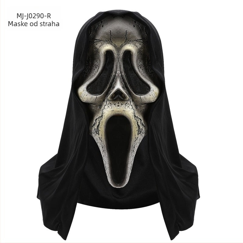 Latex maska – zabavan stil, rekvizit za DIY, za Halloween i božićnu maskenbal