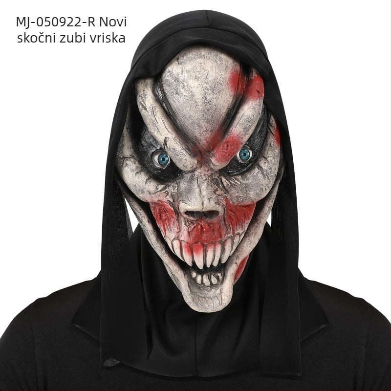 Latex maska – zabavan stil, rekvizit za DIY, za Halloween i božićnu maskenbal