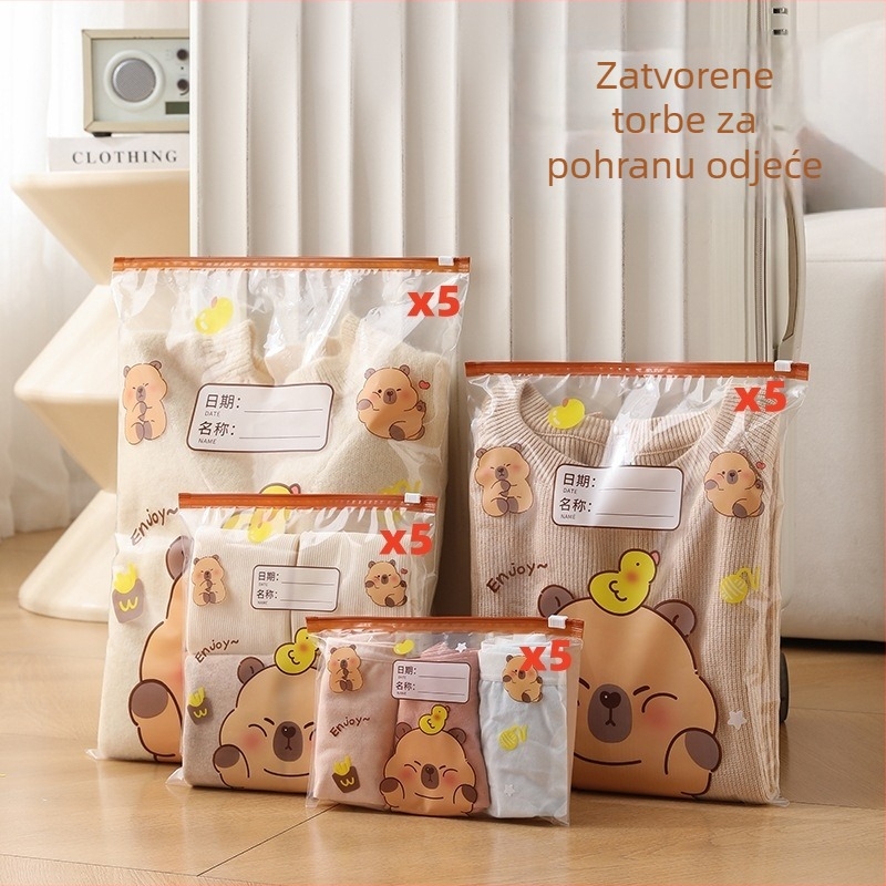Putna torba – polietilen materijal, protiv plijesni, za spavaću sobu, dom i školu; višenamjenski organizator (putovanja, šminka, kuhinja, radna površina, spavaća soba, kupaonica)