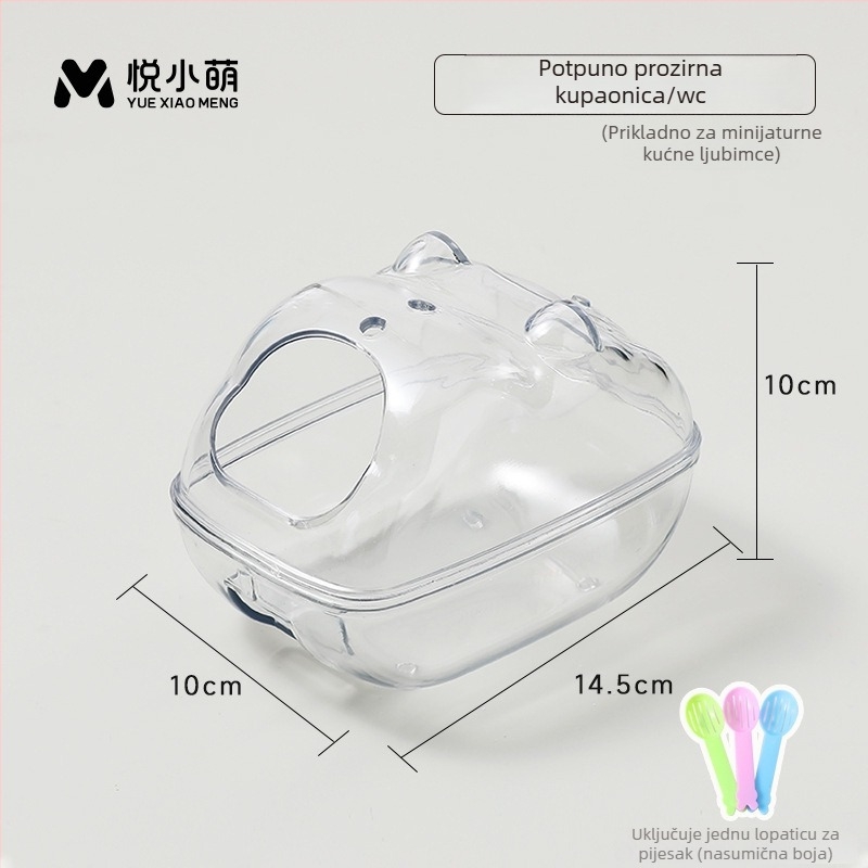 Yue Xiaomeng Dva u jednome kupajući pijesak za male kućne ljubimce s uklanjanjem mirisa