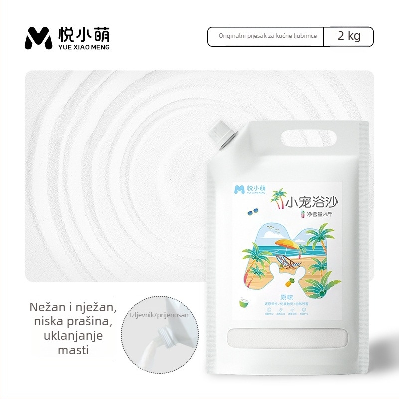 Yue Xiaomeng Dva u jednome kupajući pijesak za male kućne ljubimce s uklanjanjem mirisa