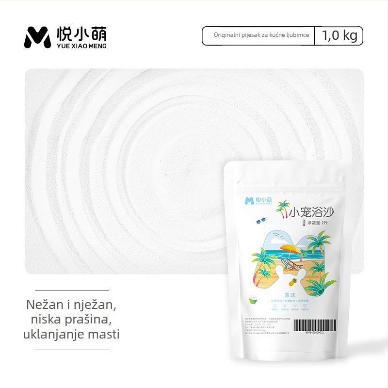 Yue Xiaomeng Dva u jednome kupajući pijesak za male kućne ljubimce s uklanjanjem mirisa